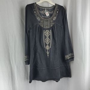 size medium denim dress